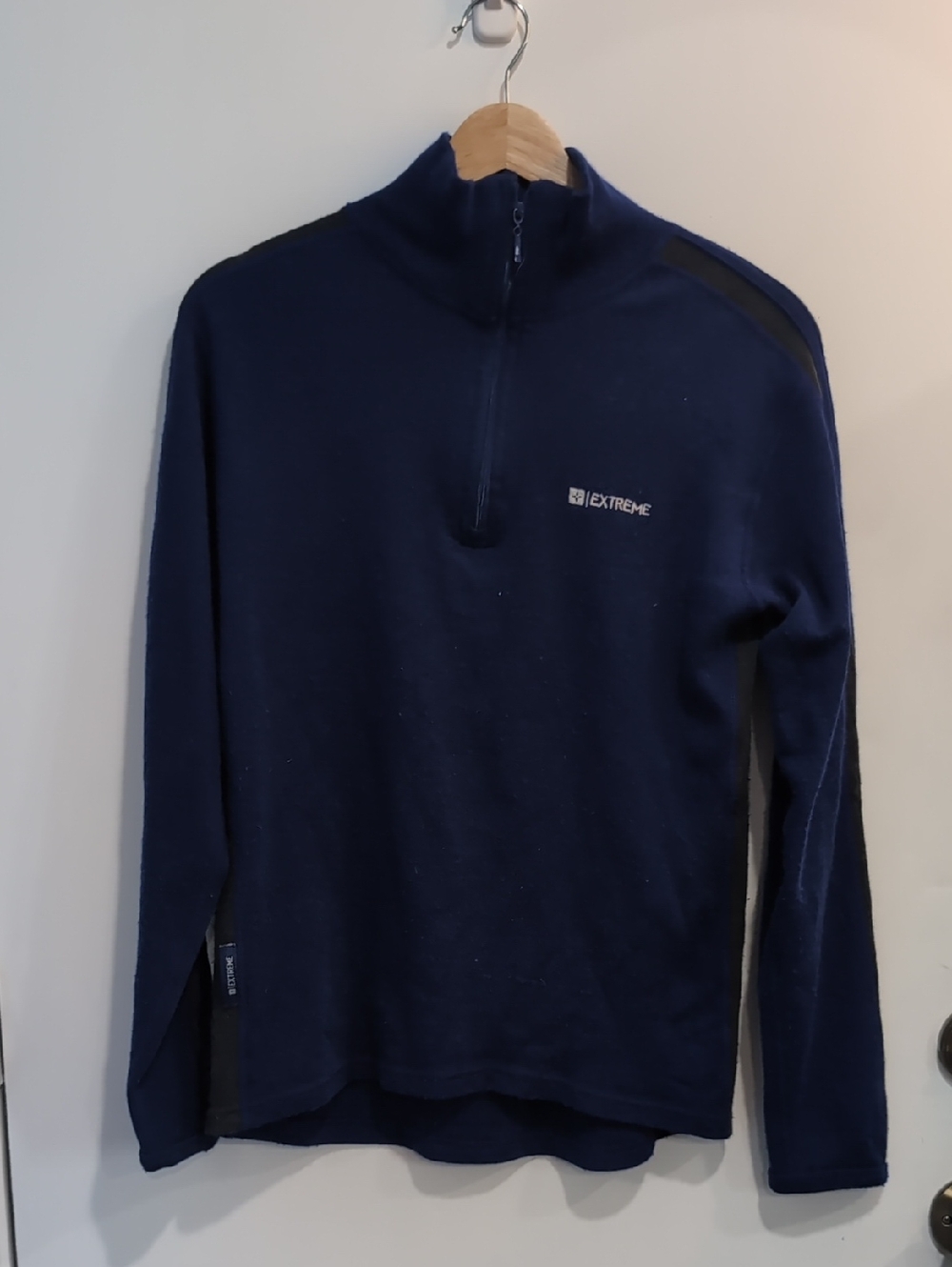 Mountain Warehouse Extreme Shimano Neck Zip Neck Baselayer Merino Wool Small